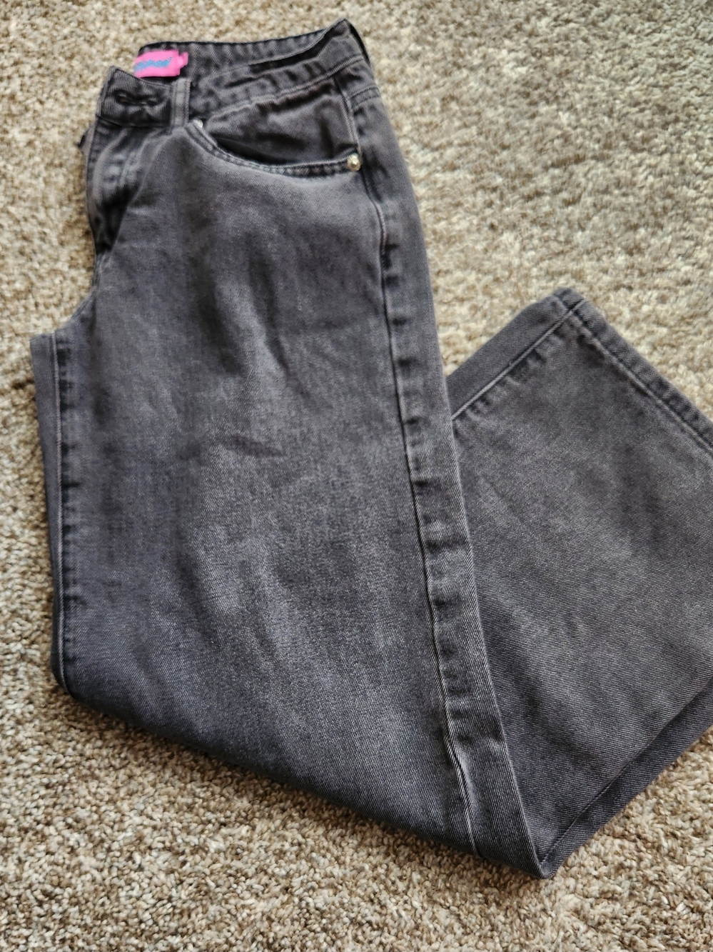 Edikted Womens Wide Leg Low Rise Y2K